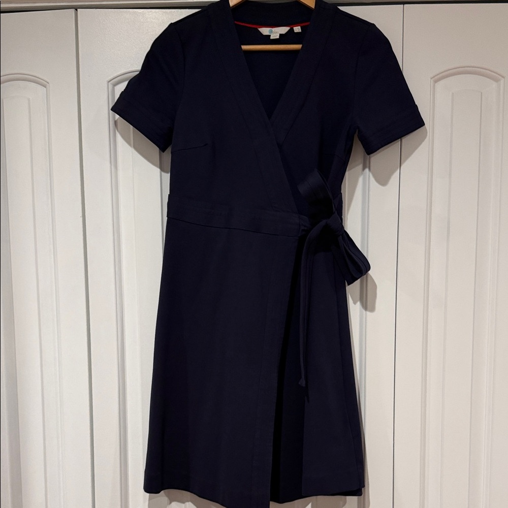 Boden‎ Mira ponte wrap Navy Wrap 6P